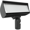 RAB FXLEDLB55SF/480 FXLED Field-Adjustable Large LED Flood Light – 445W/534W Selectable – 4000K/5000K Selectable – 56195-69674 Lumens – 480V – 5H x 5V Distribution – Slipfitter Mount – Bronze Finish