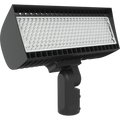RAB FXLEDMB33SF/480/7PR FXLED Field-Adjustable Medium LED Flood Light – 213W/346W Selectable – 4000K/5000K Selectable – 30483-46300 Lumens – 480V – 3H x 3V Distribution – NEMA 7-Pin Receptacle – Slipfitter Mount – Bronze Finish