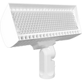 RAB FXLEDMB55SFW/480 FXLED Field-Adjustable Medium LED Flood Light – 213W/346W Selectable – 4000K/5000K Selectable – 30483-46300 Lumens – 480V – 5H x 5V Distribution – Slipfitter Mount – White Finish