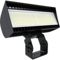 RAB FXLEDLT FXLED Field-Adjustable Large LED Flood Light – 445W/534W Selectable – 4000K/5000K Selectable – 61068-76501 Lumens – 120-277V – Trunnion Mount – Bronze Finish