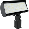RAB FXLEDSSF/480 FXLED Field-Adjustable Small LED Flood Light – 69W/97W/132W/168W Selectable – 4000K/5000K Selectable – 11025-23835 Lumens – 480V – Slipfitter Mount – Bronze Finish