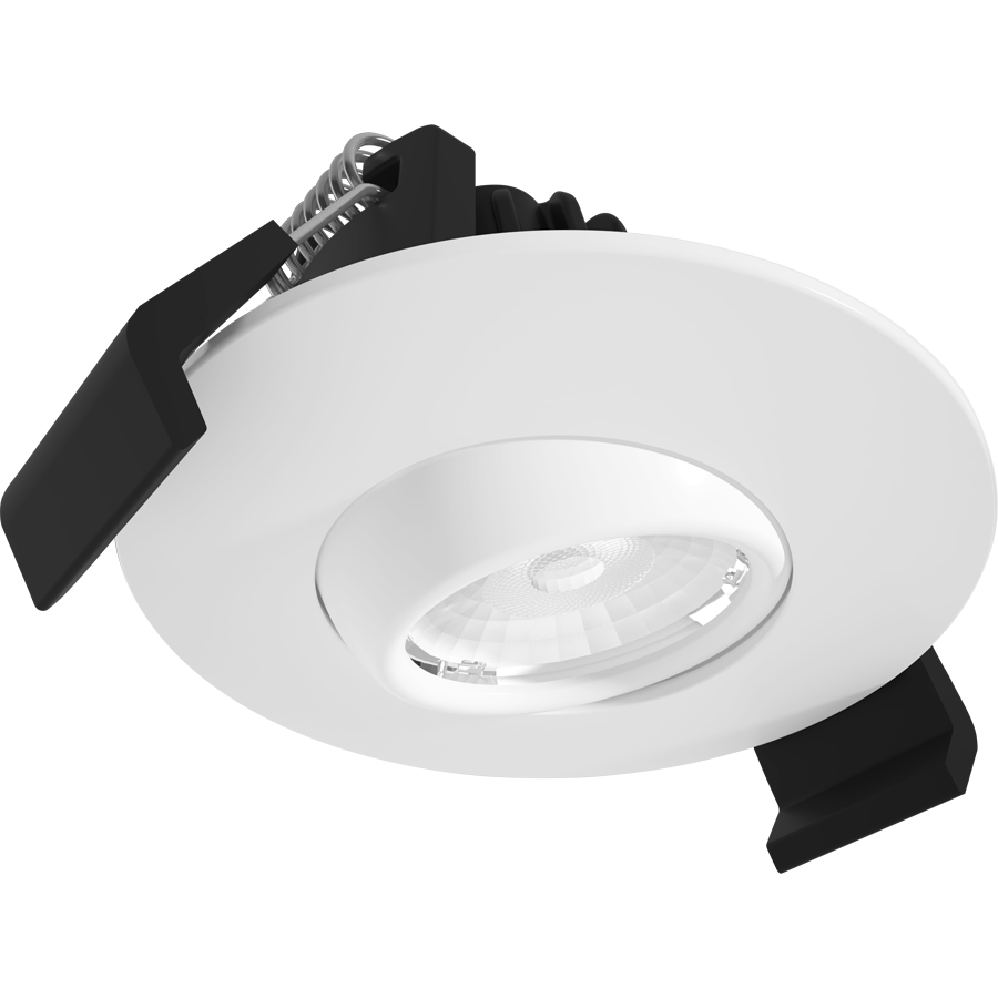 RAB G2NB G2 2in Adjustable Recessed Light – 6W – 359–423 Lumens – 2700K–5000K – 120V – Round – Narrow Beam – White Trim – 90+ CRI