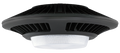 RAB GLED78N/BL GLED LED Garage Ceiling Light – 78W – 4000K – 9241 Lumens – 120-277V – Bi-Level Occupancy Sensor – Prismatic Lens – Bronze Finish