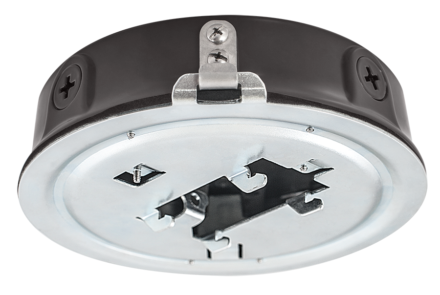 RAB GLEDBB GLED LED Garage Ceiling Light Junction Back Box – For 52W & 78W GLED/CLED Fixtures – Bronze Finish