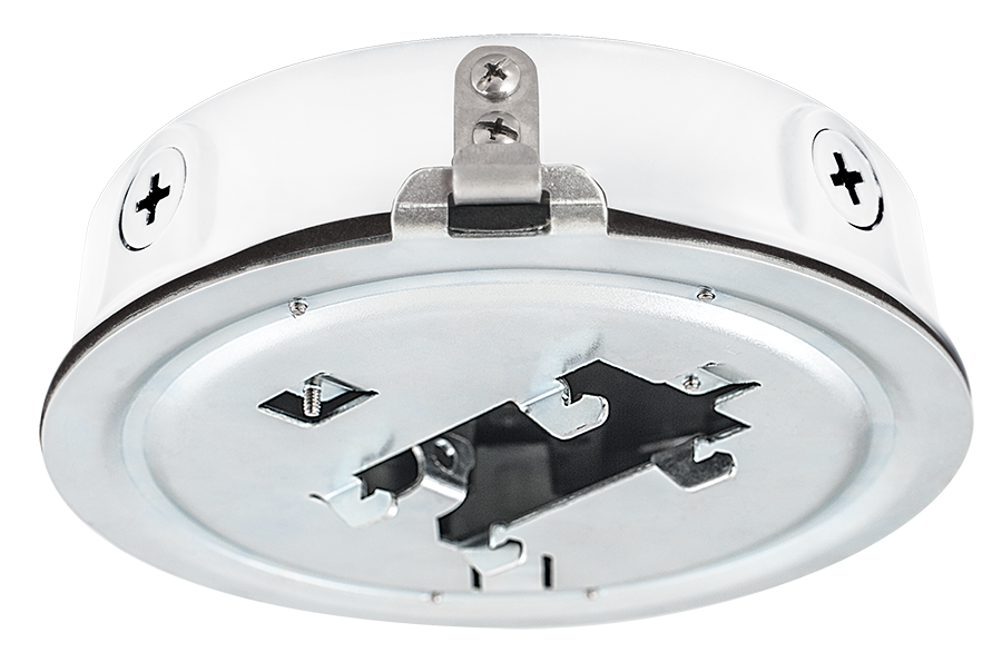 RAB GLEDBBW GLED LED Garage Ceiling Light Junction Back Box – For 52W & 78W GLED/CLED Fixtures – White Finish
