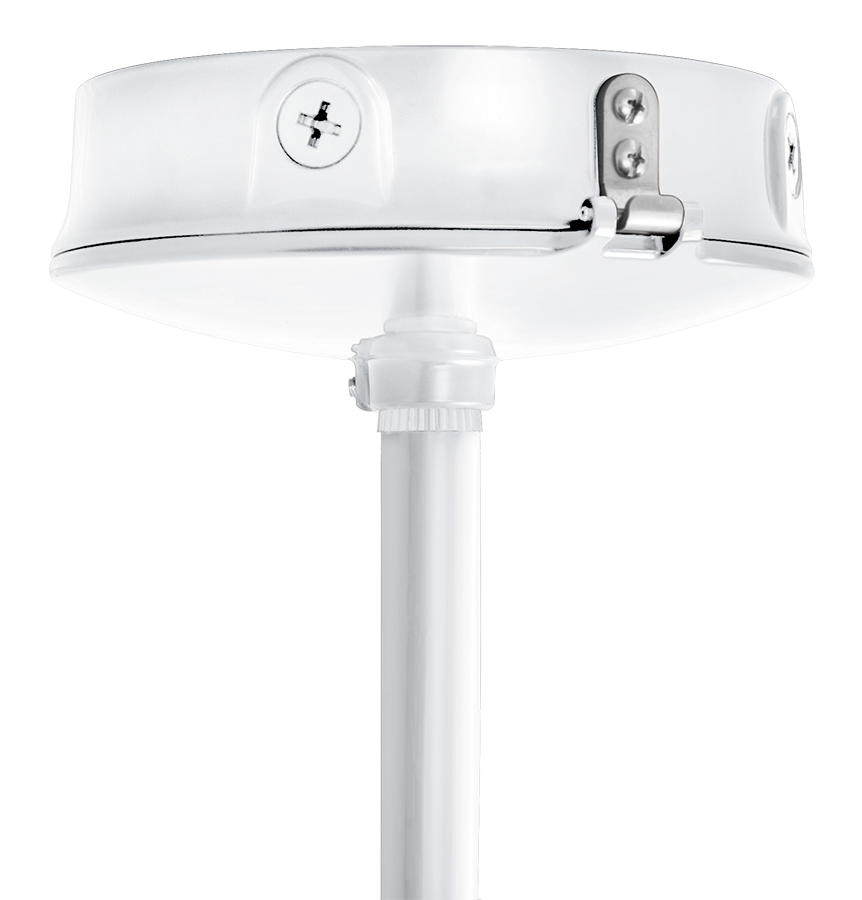 RAB GPLEDBBW GPLED LED Garage Pendant Light Junction Back Box – For 52W & 78W GPLED/PLED Fixtures – White Finish