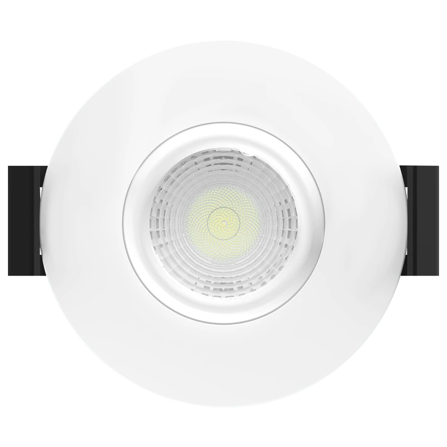 RAB GR2 GR2 2in Adjustable Regressed Recessed Light – 6W – 367–434 Lumens – 2700K–5000K – 120V – Round – White Trim – 90+ CRI