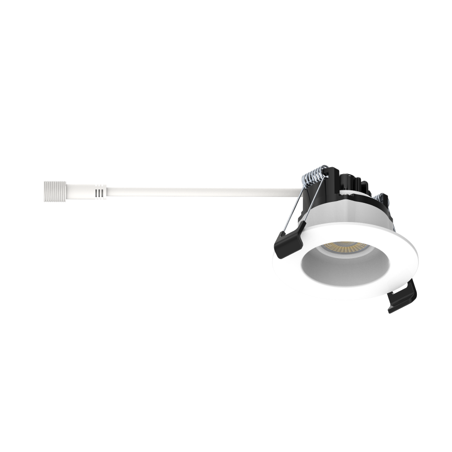RAB GR2 GR2 2in Adjustable Regressed Recessed Light – 6W – 367–434 Lumens – 2700K–5000K – 120V – Round – White Trim – 90+ CRI