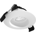 RAB GR2NB GR2 2in Adjustable Regressed Recessed Light – 6W – 367–486 Lumens – 2700K–5000K – 120V – Round – Narrow Beam – White Trim – 90+ CRI