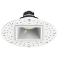 RAB GR2STL 2in Adjustable Trimless Recessed Light – 6W – 450 Lumens – 2700K–5000K – 120V – Square – White Finish – 90+ CRI
