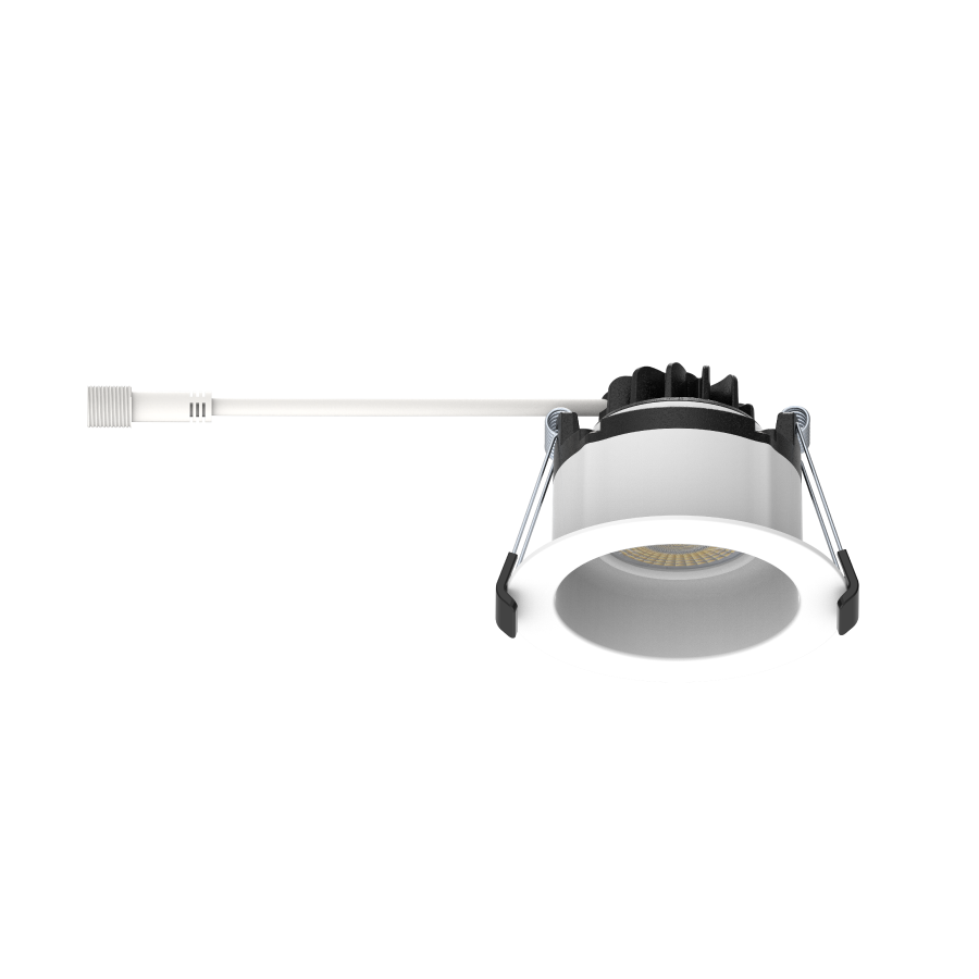 RAB GR3 GR3 3in Adjustable Regressed Recessed Light – 9W – 647–765 Lumens – 2700K–5000K – 120V – Round – White Trim – 90+ CRI