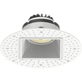 RAB GR3STL 3in Adjustable Trimless Recessed Light – 9W – 750 Lumens – 2700K–5000K – 120V – Square – White Finish – 90+ CRI