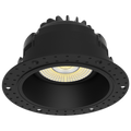 RAB GR4TLB 4in Adjustable Trimless Recessed Light – 15W – 1250 Lumens – 2700K–5000K – 120V – Round – Black Finish – 90+ CRI