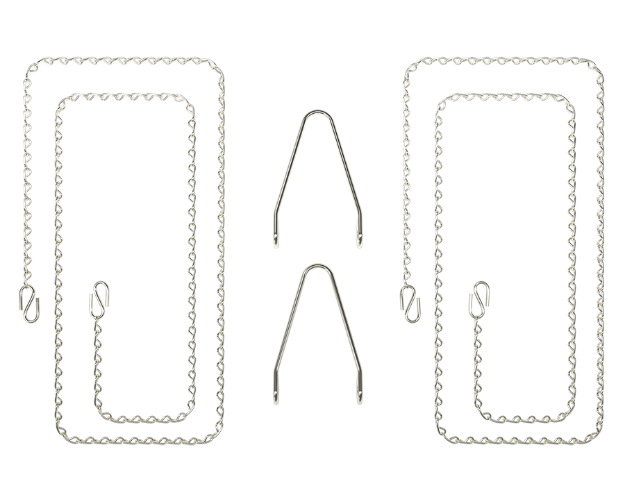 RAB GUS17 VHOOK GUS17 V-Hook Suspension Kit – Includes Two V-Hooks and Two 40in Chains