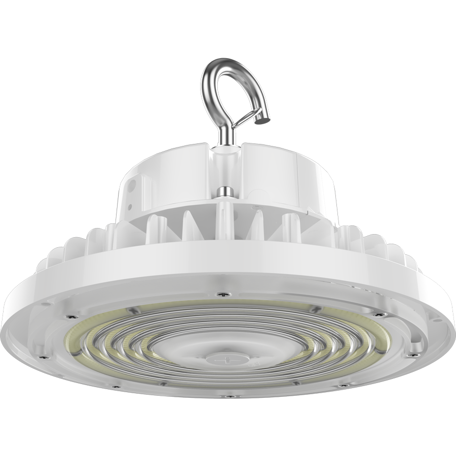 RAB H15 H15 LED UFO High Bay Light – Selectable 100W/120W/150W – Selectable 3000K/4000K/5000K – 14708-23024 Lumens – 120-277V – White Finish