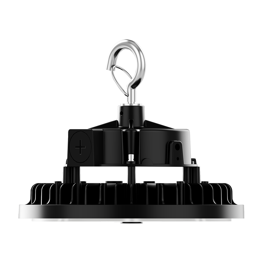 RAB H15B H15 LED UFO High Bay Light – Selectable 100W/120W/150W – Selectable 3000K/4000K/5000K – 14708-23024 Lumens – 120-277V – Black Finish