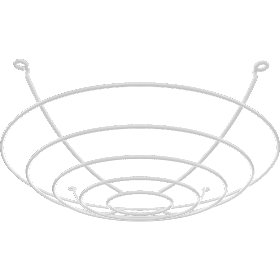 RAB H15XL-WG H15XL Wire Guard Accessory – White Finish – For H15XL LED UFO High Bay Lights