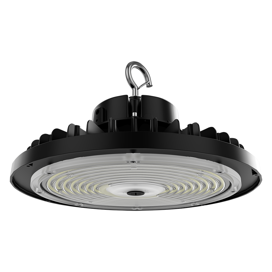 RAB H15XLB H15XL LED UFO High Bay Light – Selectable 150W/200W/240W – Selectable 3000K/4000K/5000K – 22427-35618 Lumens – 120-277V – Black Finish