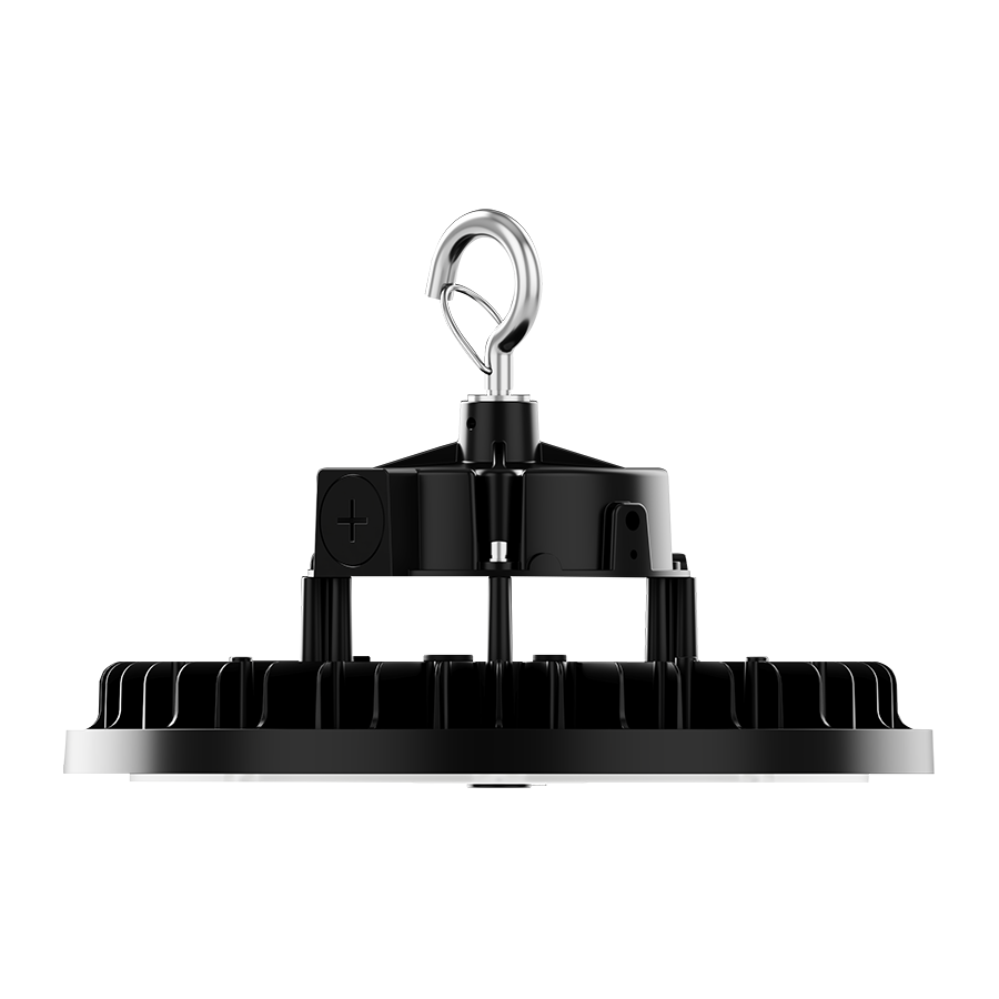RAB H15XLB/480 H15XL LED UFO High Bay Light – Selectable 150W/200W/240W – Selectable 3000K/4000K/5000K – 22427-35618 Lumens – 480V – Black Finish