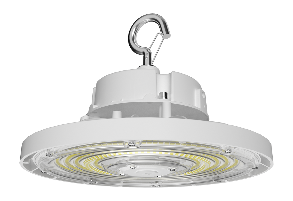 RAB H17/480 H17 LED UFO High Bay Light – 150W – 5000K – 14643-22999 Lumens – 480V – White Finish