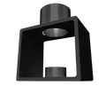 RAB H17B-PM KIT H17 Pendant Mount Kit – Black Finish – Includes Mounting Adapter – For H17 LED UFO High Bay Lights
