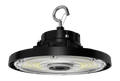 RAB H17B/6CP2 H17 LED UFO High Bay Light – Selectable 100W/120W/150W – Selectable 3000K/4000K/5000K – 15317-22224 Lumens – 120-277V – 6ft Cord with NEMA 7-15 Plug – Black Finish