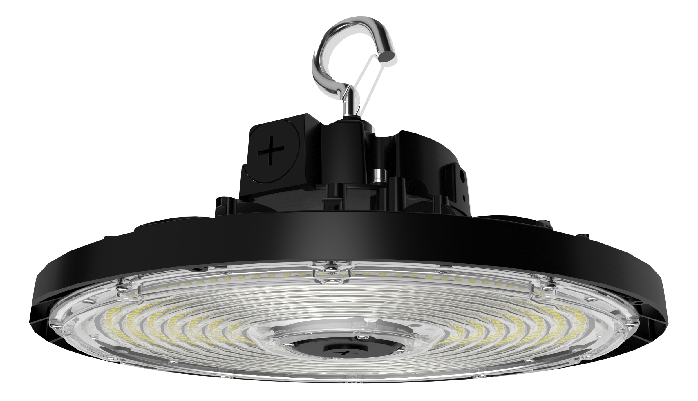 RAB H17XXLB/480 H17XXL LED UFO High Bay Light – Selectable 300W/400W/500W – Selectable 3000K/4000K/5000K – 48951-78763 Lumens – 480V – Black Finish
