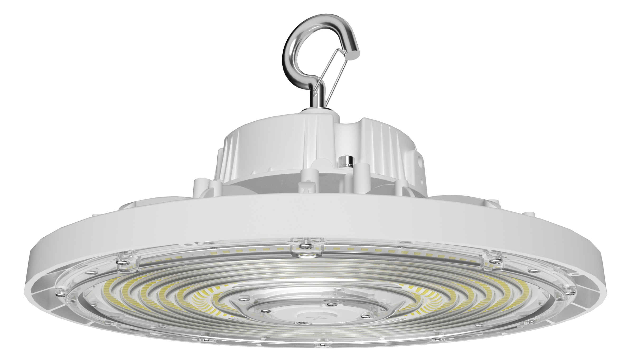 RAB H17XL H17XL LED UFO High Bay Light – Selectable 150W/200W/240W – Selectable 3000K/4000K/5000K – 22696-37253 Lumens – 120-277V – White Finish
