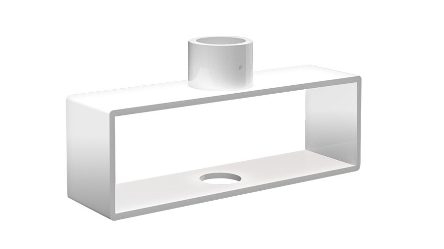 RAB H17XXL-PM KIT H17XXL Pendant Mount Kit – White Finish – Includes Mounting Adapter – For H17XXL LED UFO High Bay Lights