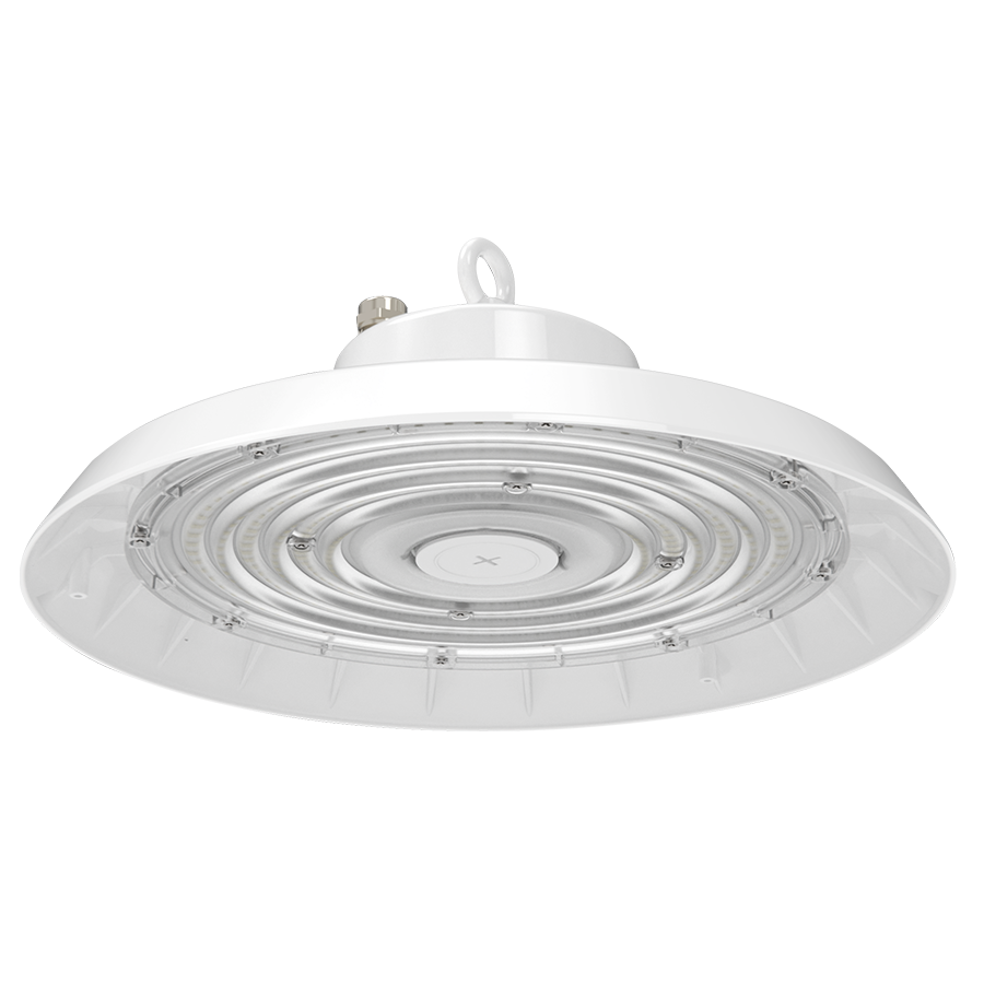 RAB H22/480 H22 NSF LED UFO High Bay Light – Selectable 100W/120W/150W – Selectable 3000K/4000K/5000K – 14874-23091 Lumens – 480V – Adjustable Beam Angle – White Finish