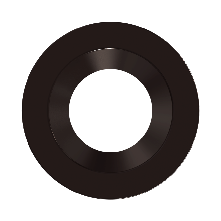 RAB HAT4RA 4in Modular Recessed Downlight Color Trim – Round – Smooth Trim – Bronze Finish