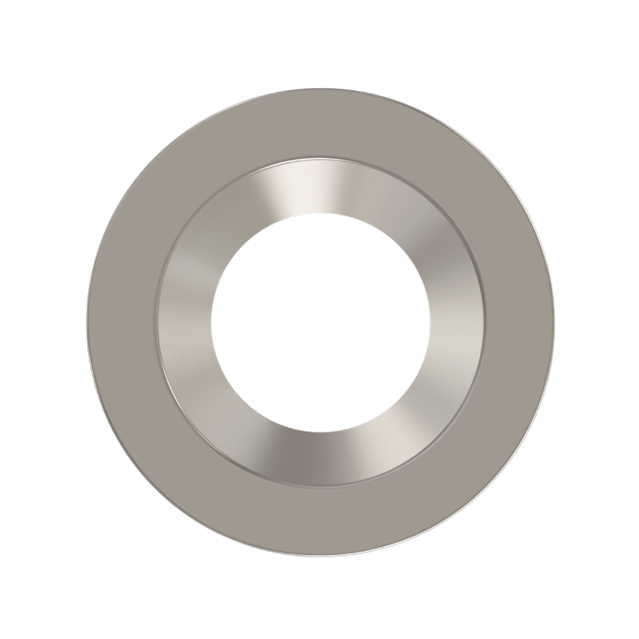 RAB HAT4RBN 4in Modular Recessed Downlight Color Trim – Round – Smooth Trim – Brushed Nickel Finish