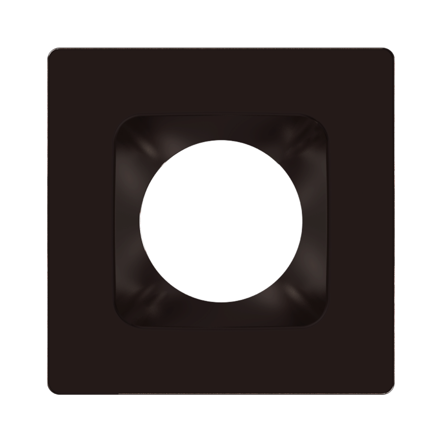 RAB HAT4SA 4in Modular Recessed Downlight Color Trim – Square – Smooth Trim – Bronze Finish
