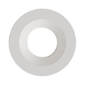 RAB HAT6RBW 6in Modular Recessed Downlight Color Trim – Round – Baffle Trim – White Finish