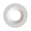 RAB HAT6RW 6in Modular Recessed Downlight Color Trim – Round – Smooth Trim – White Finish