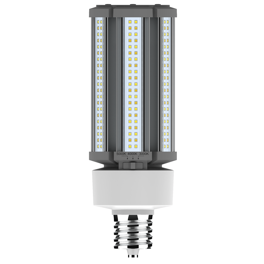 RAB HID-45-EX39-8CCT-BYP/5SP/480V Post Top LED Retrofit Lamp – Type B Bypass – 45W – Selectable 3000K/4000K/5000K – EX39 Mogul Base – 480V – 6075 Lumens