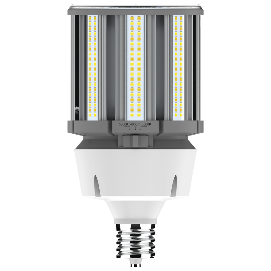 RAB HID-80-EX39-8CCT-BYP/5SP/480V Post Top LED Retrofit Lamp – Type B Bypass – 80W – Selectable 3000K/4000K/5000K – EX39 Mogul Base – 480V – 10800 Lumens