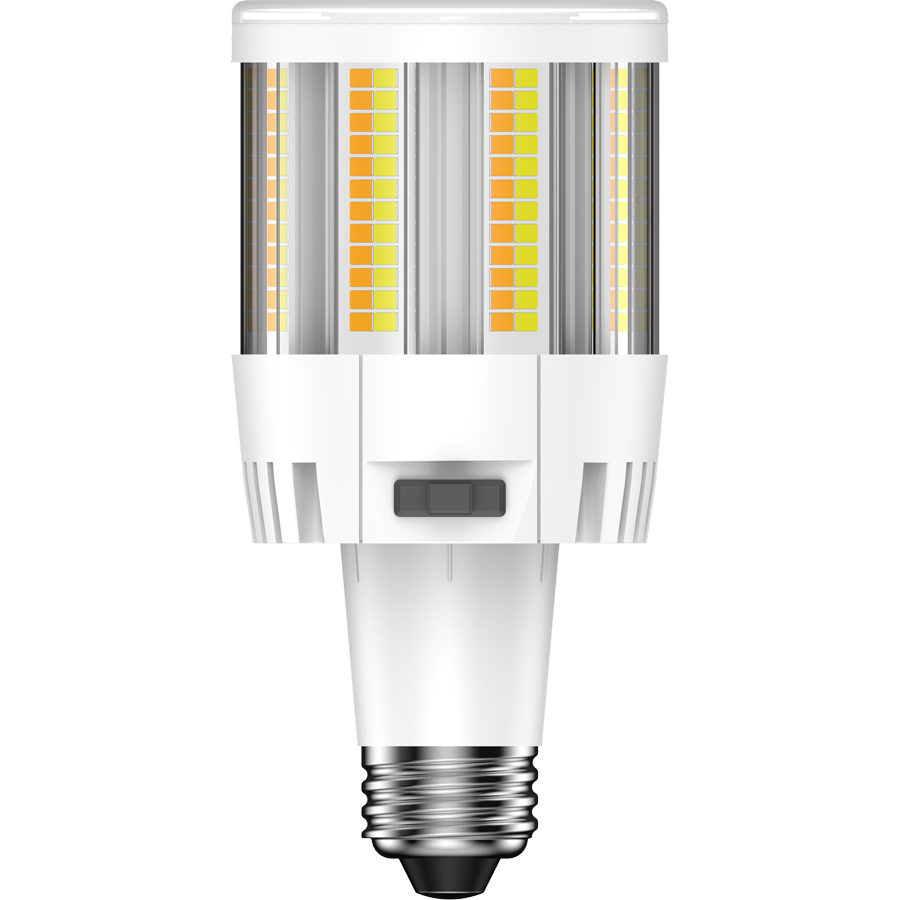 RAB HIDFA-20S-E26-8CCT-BYP HIDFA Post Top LED Retrofit Lamp – Selectable 20W/15W/10W – Selectable 3000K/4000K/5000K – E26 Medium Base – 120-277V – 1380-3040 Lumens