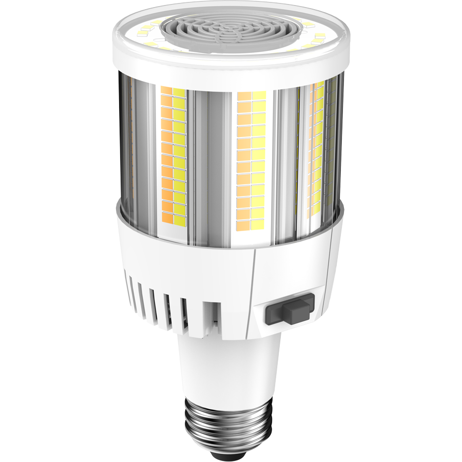 RAB HIDFA-20S-E26-8CCT-BYP HIDFA Post Top LED Retrofit Lamp – Selectable 20W/15W/10W – Selectable 3000K/4000K/5000K – E26 Medium Base – 120-277V – 1380-3040 Lumens