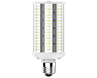 RAB HIDFA-40S-H-E26-8CCT-BYP HIDFA Wall Pack LED Retrofit Lamp – Type B Bypass – Selectable 20W/30W/40W – Selectable 3000K/4000K/5000K – E26 Medium Base – 120-277V – 3200-6400 Lumens