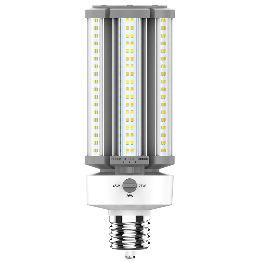 RAB HIDFA-45S-EX39-8CCT-BYP/5SP HIDFA 5-Pin Post Top LED Retrofit Lamp – Type B Bypass – Selectable 27W/36W/45W – Selectable 3000K/4000K/5000K – EX39 Mogul Base – 120-277V – 3915-6525 Lumens