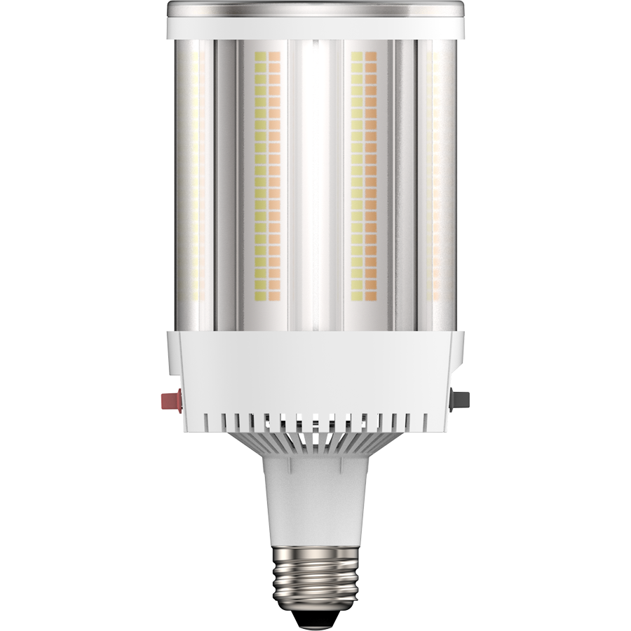 RAB HIDFA-50S-E26-8CCT-BYP HIDFA Post Top LED Retrofit Lamp – Selectable 50W/38W/25W – Selectable 3000K/4000K/5000K – E26 Medium Base – 120-277V – 3700-7750 Lumens