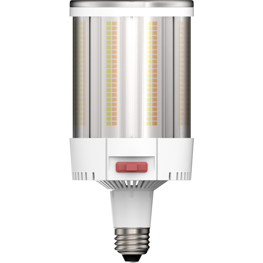 RAB HIDFA-50S-E26-8CCT-BYP HIDFA Post Top LED Retrofit Lamp – Selectable 50W/38W/25W – Selectable 3000K/4000K/5000K – E26 Medium Base – 120-277V – 3700-7750 Lumens