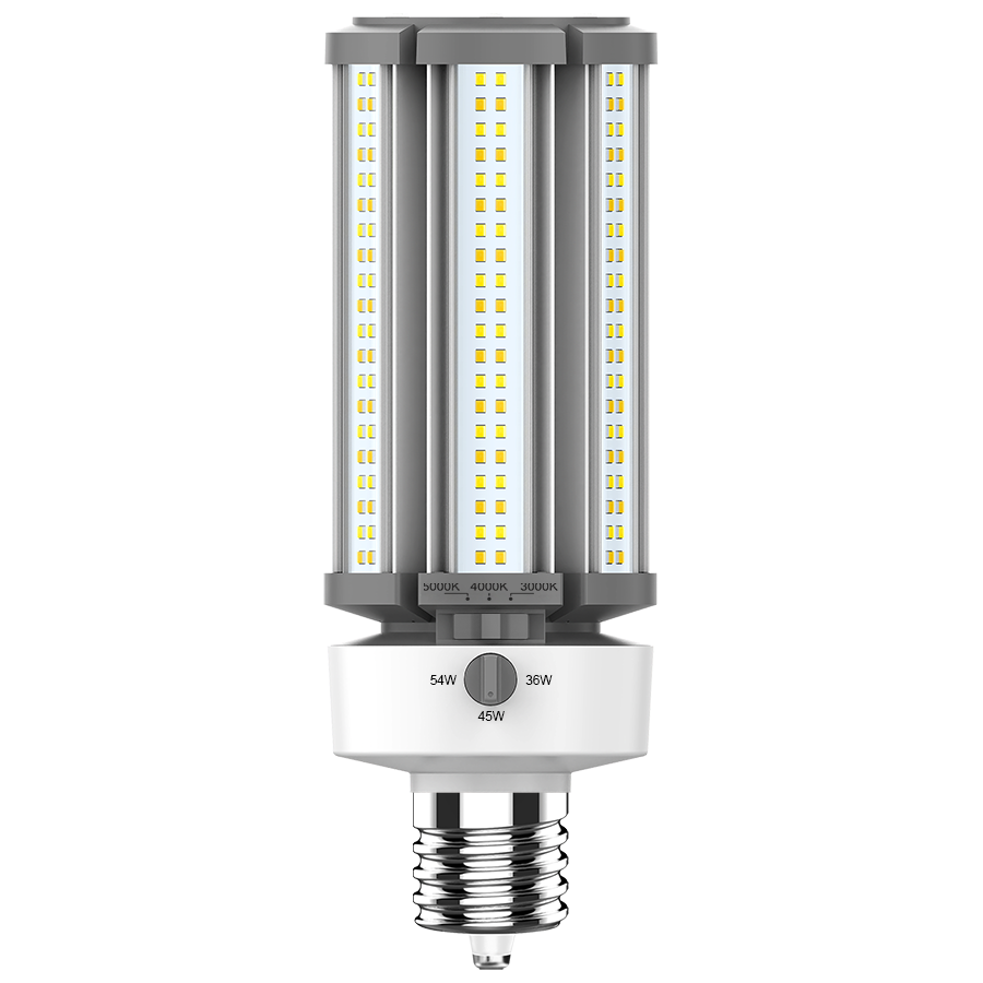 RAB HIDFA-54S-EX39-8CCT-BYP/5SP HIDFA 5-Pin Post Top LED Retrofit Lamp – Type B Bypass – Selectable 36W/45W/54W – Selectable 3000K/4000K/5000K – EX39 Mogul Base – 120-277V – 5220-7830 Lumens