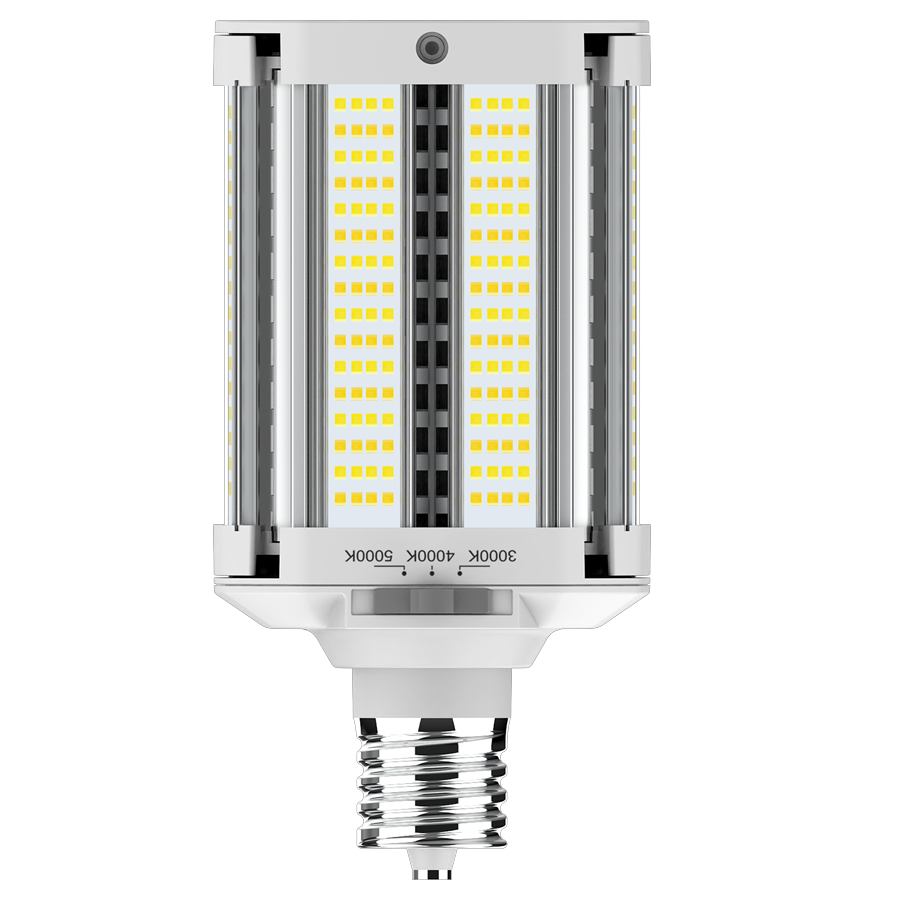 RAB HIDFA-80-H-EX39-8CCT-BYP/5SP HIDFA 5-Port Shoebox LED Retrofit Lamp – Type B Bypass – 80W – Selectable 3000K/4000K/5000K – EX39 Mogul Base – 120-277V – 12000 Lumens