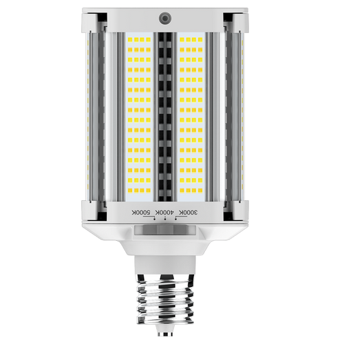 RAB HIDFA-80-H-EX39-8CCT-BYP/5SP HIDFA 5-Port Shoebox LED Retrofit Lamp – Type B Bypass – 80W – Selectable 3000K/4000K/5000K – EX39 Mogul Base – 120-277V – 12000 Lumens