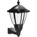 RAB HTG-RWMB/480/MVS Heritage Round Outdoor Wall Sconce – 60W-120W Selectable – Type III/Type V Distribution – 3000K/4000K/5000K Selectable – 5089-15401 Lumens – 480V – Multi-Level Motion Sensor – Black Finish