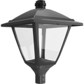 RAB HTG-S/480/7PRS Heritage Square Outdoor Post Top Light – 60W-120W Selectable – Type III/Type V Distribution – 3000K/4000K/5000K Selectable – 5089-15401 Lumens – 480V – NEMA 7-Pin Photocontrol Receptacle – Bronze Finish