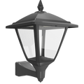 RAB HTG-SWM/480 Heritage Square Outdoor Wall Sconce – 60W-120W Selectable – Type III/Type V Distribution – 3000K/4000K/5000K Selectable – 5089-15401 Lumens – 480V – Bronze Finish