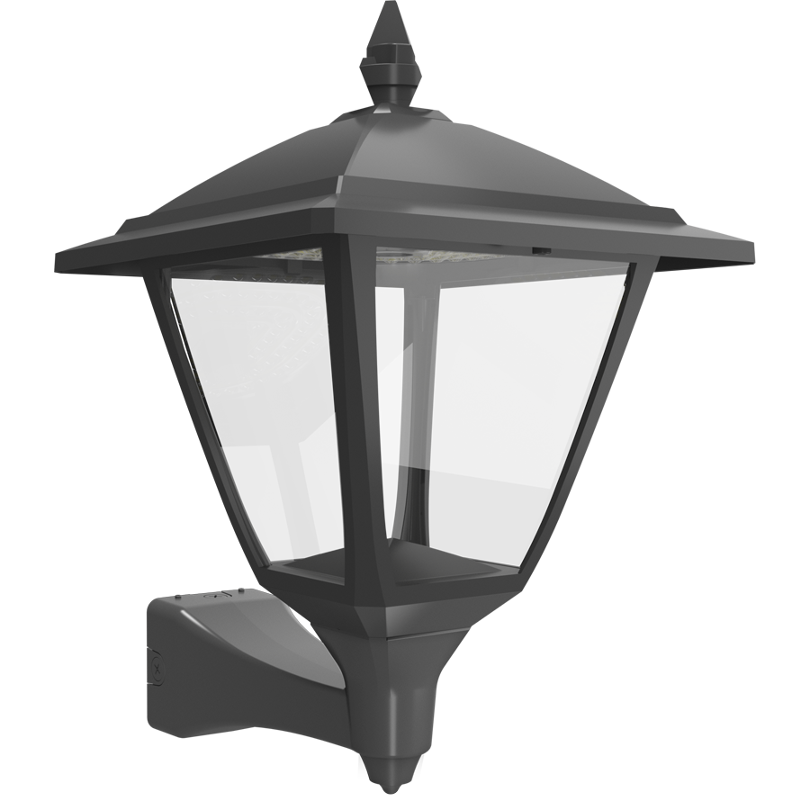 RAB HTG-SWM Heritage Square Outdoor Wall Sconce – 60W-120W Selectable – Type III/Type V Distribution – 3000K/4000K/5000K Selectable – 5089-15401 Lumens – 120-277V – Bronze Finish